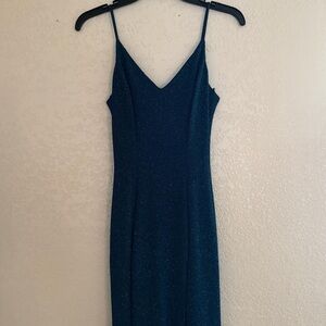 Windsor Sparkling Teal Maxi Dress